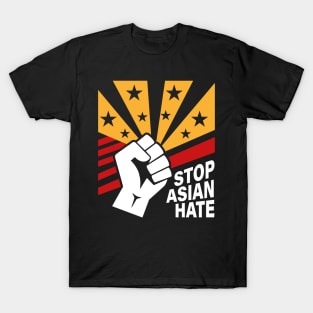 Crimes asian community supporter Stop Asian Hate T-Shirt